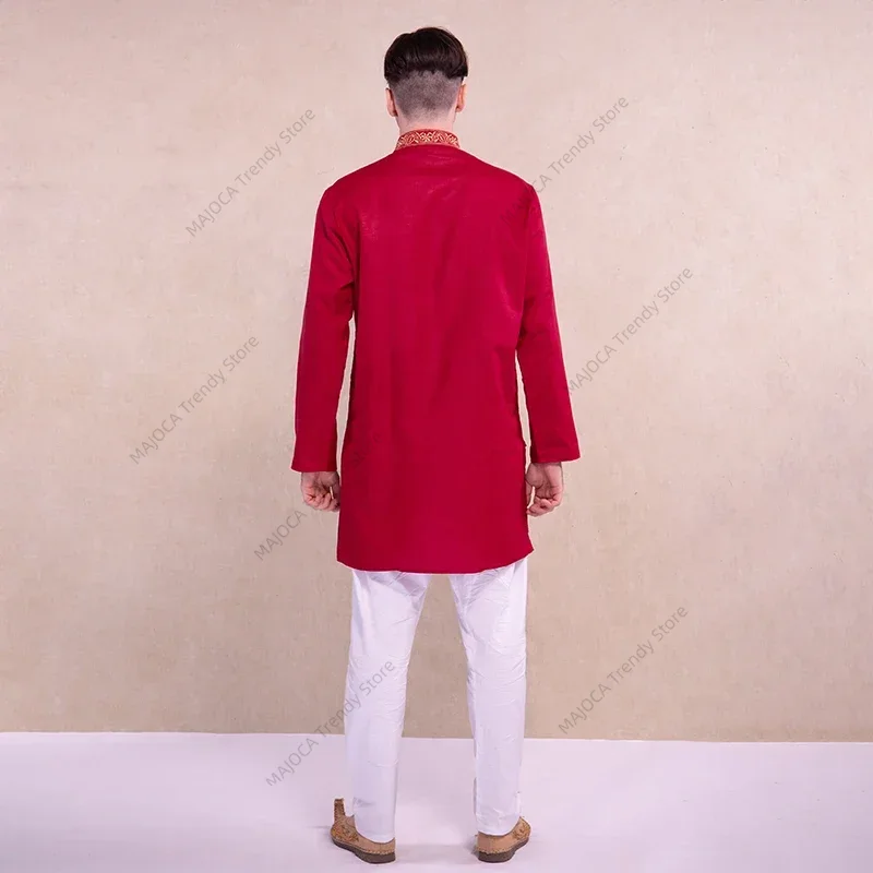 Indian Dress for Men Kurtas Sh - مراجعة Kurta Men Cotton وسعره