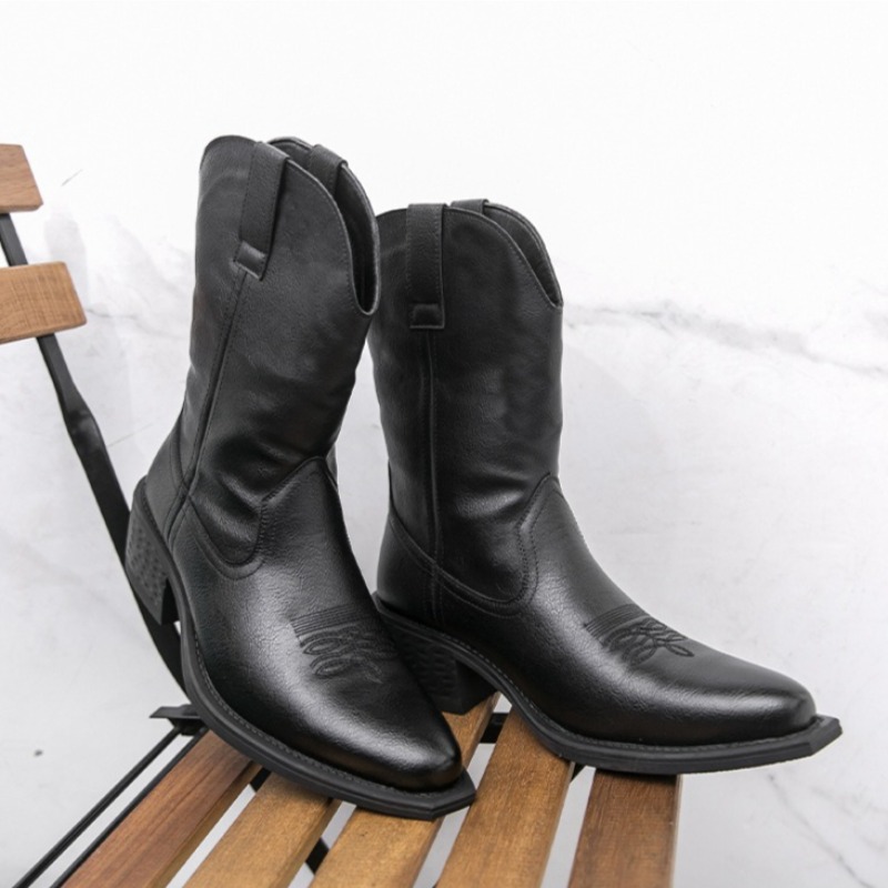 Men Boots Classic Embroidery W - مراجعة The Ethnic Fashion وسعره