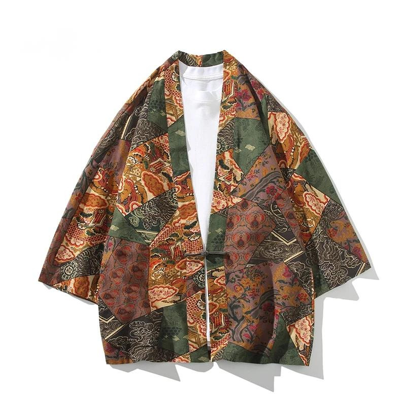 Ethnic Style Print Yukata Men  - مراجعة The Ethnic Fashion وسعره