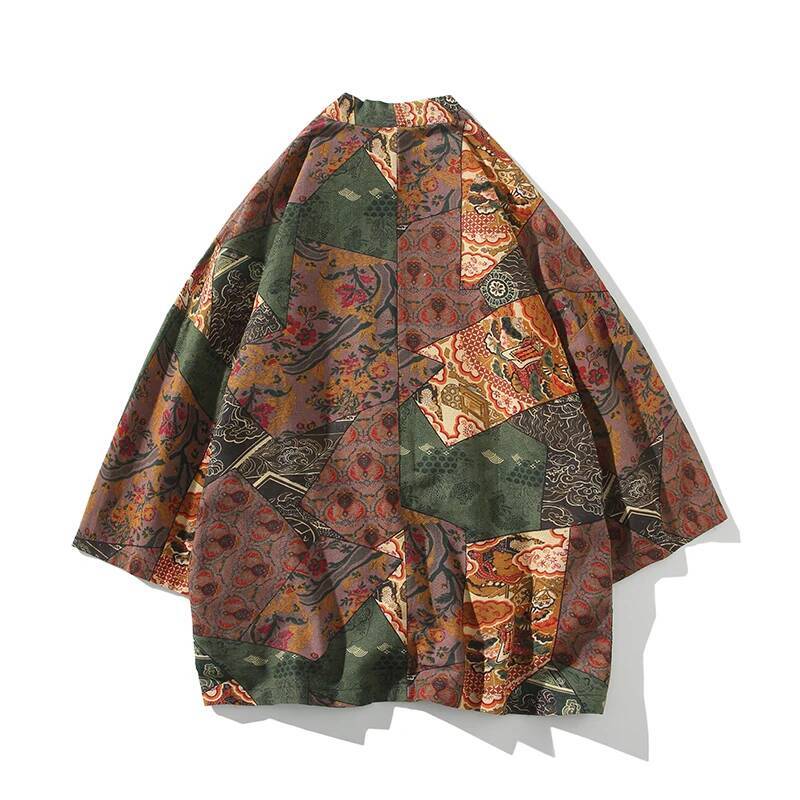 Ethnic Style Print Yukata Men  - مراجعة The Ethnic Fashion وسعره