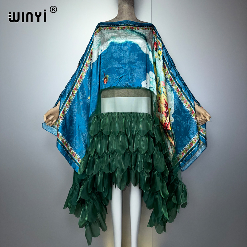 WINYI Boho beach Pleated slim  - مراجعة Ethnic Fashion Dress وسعره